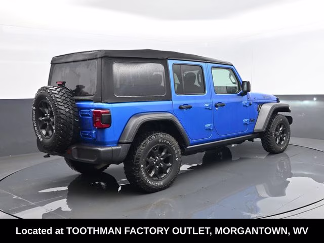 2023 Hydro Blue Pearl Coat Jeep Wrangler Sport 4X4 SUV