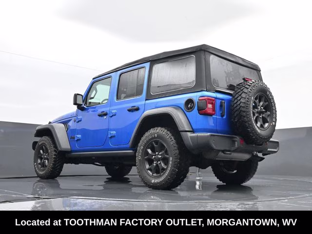 2023 Hydro Blue Pearl Coat Jeep Wrangler Sport 4X4 SUV