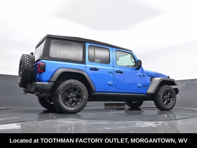 2023 Hydro Blue Pearl Coat Jeep Wrangler Sport 4X4 SUV