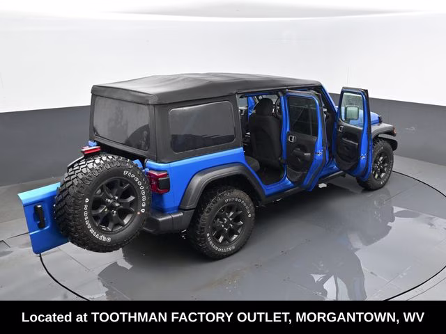 2023 Hydro Blue Pearl Coat Jeep Wrangler Sport 4X4 SUV