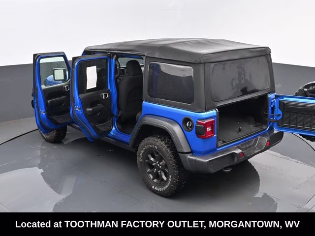 2023 Hydro Blue Pearl Coat Jeep Wrangler Sport 4X4 SUV