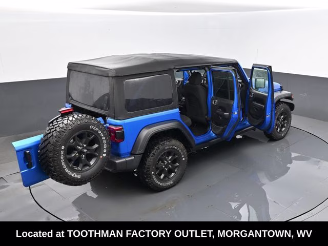 2023 Hydro Blue Pearl Coat Jeep Wrangler Sport 4X4 SUV