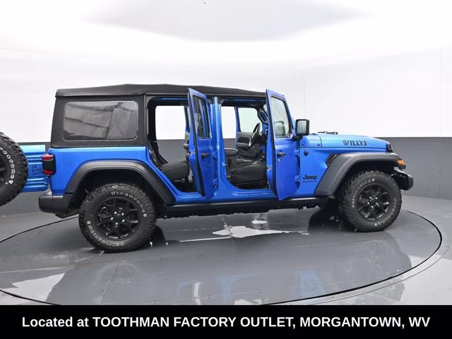 2023 Hydro Blue Pearl Coat Jeep Wrangler Sport 4X4 SUV