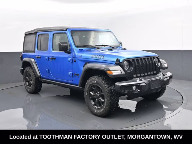 2023 Hydro Blue Pearl Coat Jeep Wrangler Sport 4X4 SUV