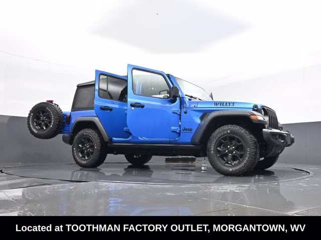 2023 Hydro Blue Pearl Coat Jeep Wrangler Sport 4X4 SUV