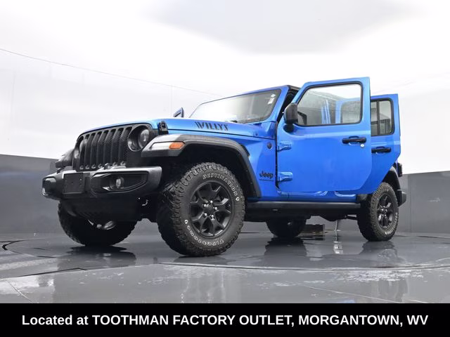 2023 Hydro Blue Pearl Coat Jeep Wrangler Sport 4X4 SUV