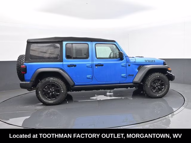 2023 Hydro Blue Pearl Coat Jeep Wrangler Sport 4X4 SUV