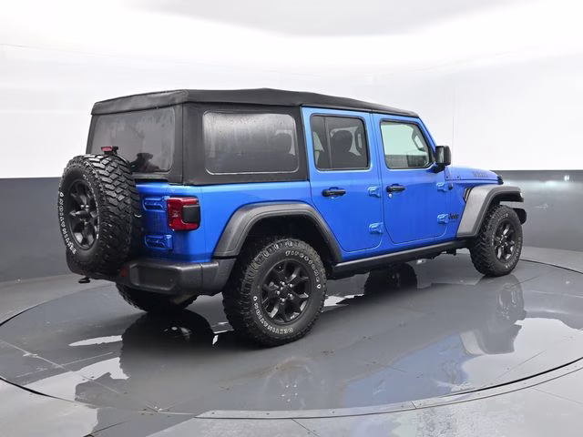 2023 Hydro Blue Pearl Coat Jeep Wrangler Willys 4X4 SUV