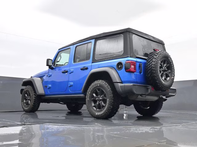 2023 Hydro Blue Pearl Coat Jeep Wrangler Willys 4X4 SUV