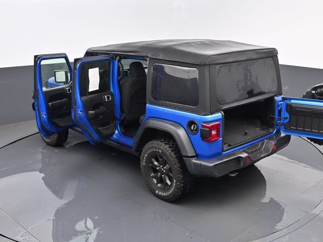 2023 Hydro Blue Pearl Coat Jeep Wrangler Willys 4X4 SUV