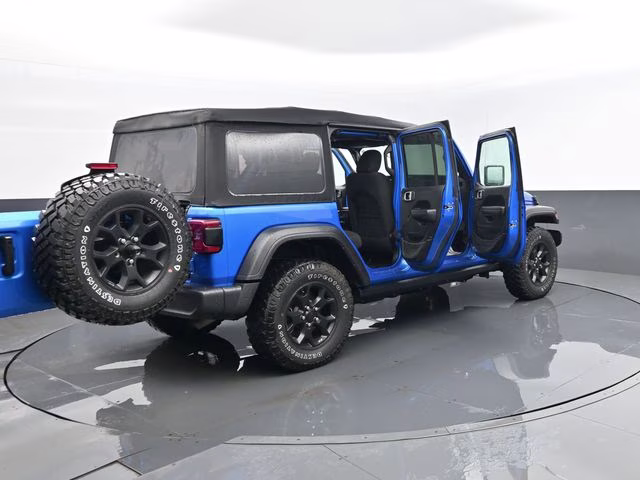 2023 Hydro Blue Pearl Coat Jeep Wrangler Willys 4X4 SUV