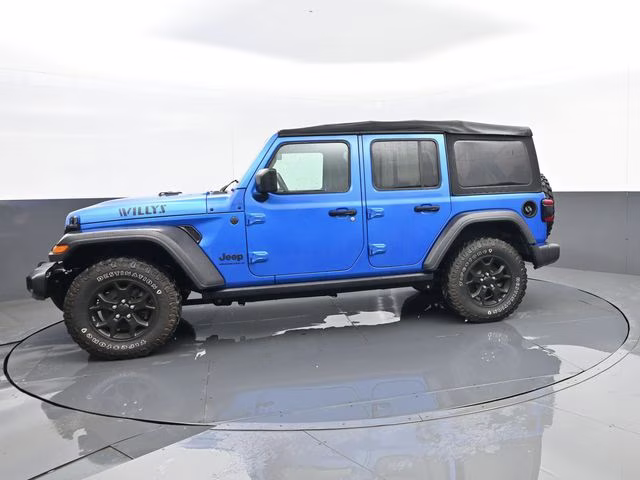 2023 Hydro Blue Pearl Coat Jeep Wrangler Willys 4X4 SUV