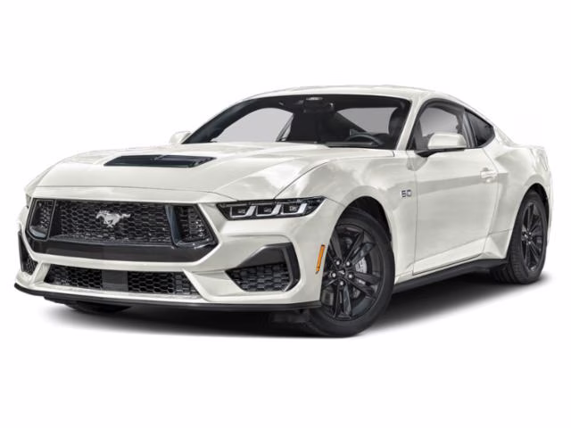 2025 Wimbledon White Ford Mustang GT Premium RWD Coupe