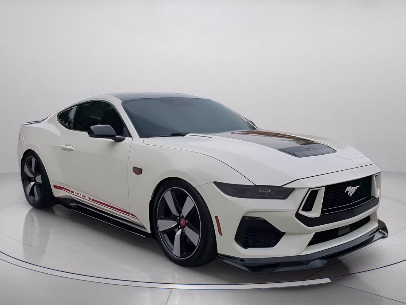 2025 Wimbledon White Ford Mustang GT Premium RWD Coupe
