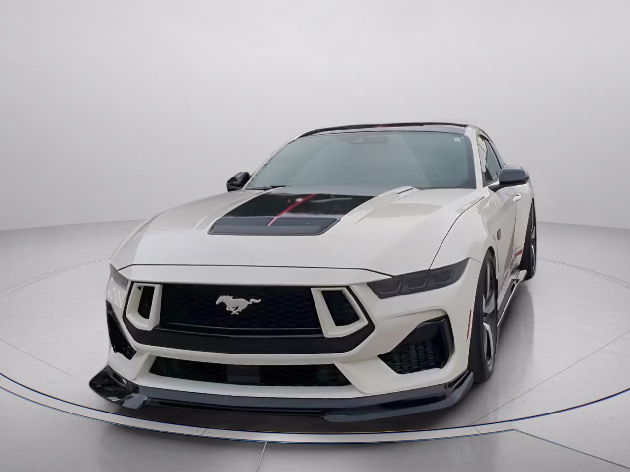 2025 Wimbledon White Ford Mustang GT Premium RWD Coupe