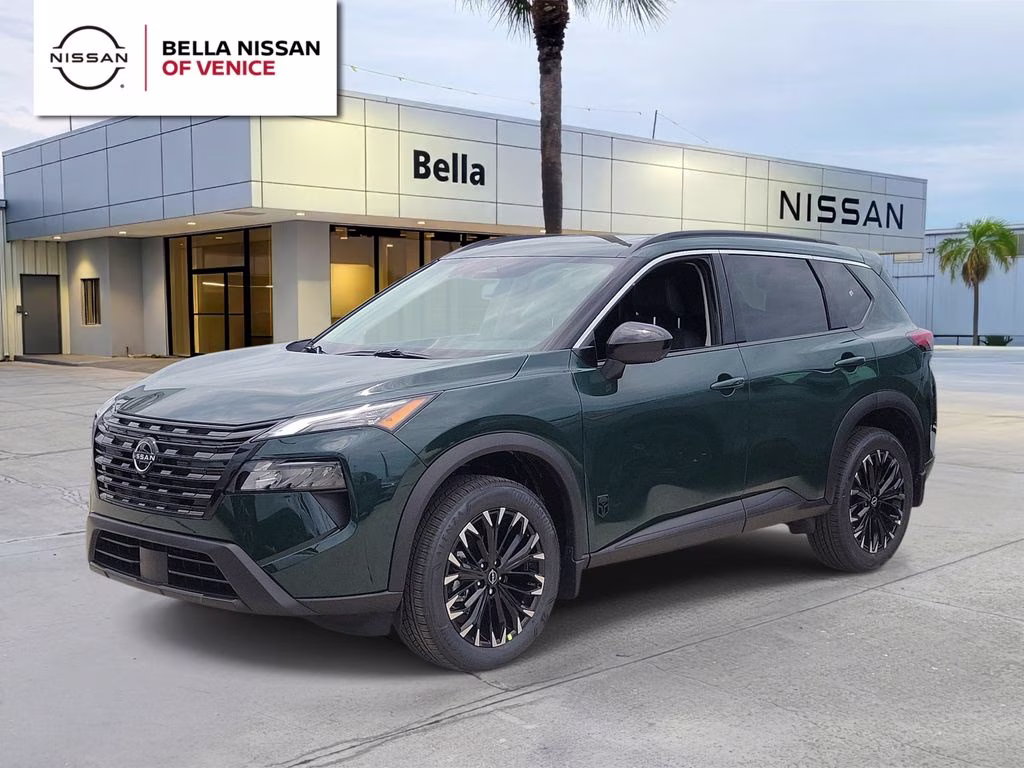 2026 Obsidian Green Nissan Rogue Dark Armor FWD SUV