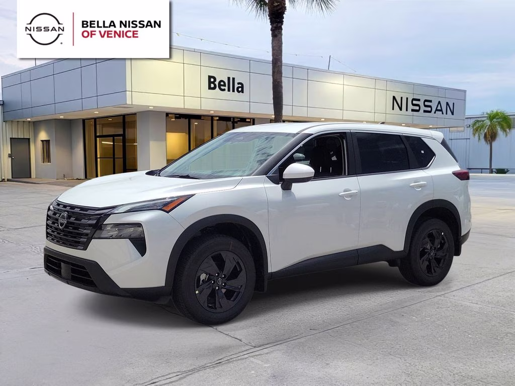 2026 Everest White Pearl Tricoat Nissan Rogue SV FWD SUV