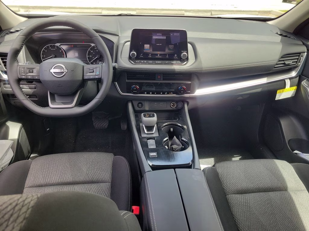 2026 Everest White Pearl Tricoat Nissan Rogue SV FWD SUV