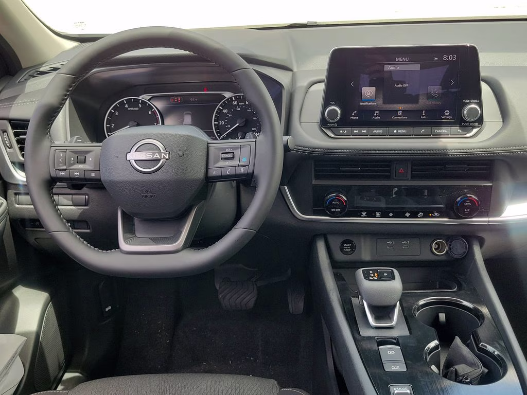 2026 Everest White Pearl Tricoat Nissan Rogue SV FWD SUV