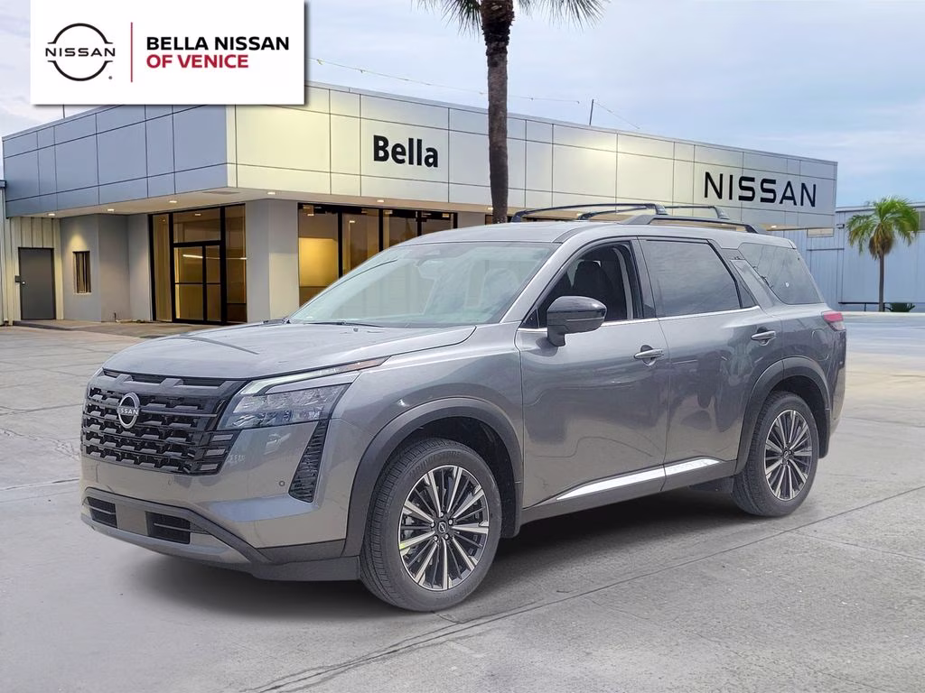 2026 Gun Metallic Nissan Pathfinder Platinum 4X4 SUV