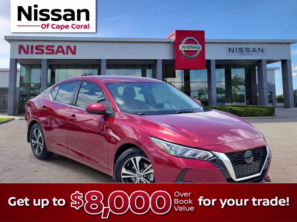 2023 Scarlet Ember Tintcoat Nissan Sentra SV FWD Sedan