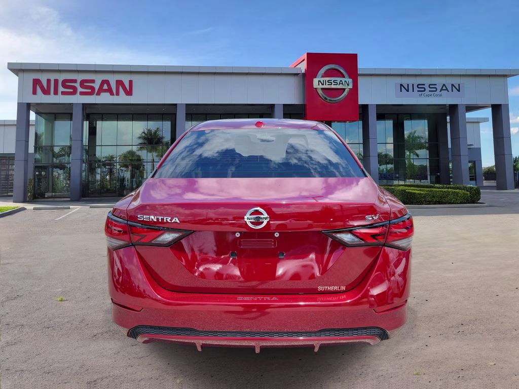 2023 Scarlet Ember Tintcoat Nissan Sentra SV FWD Sedan