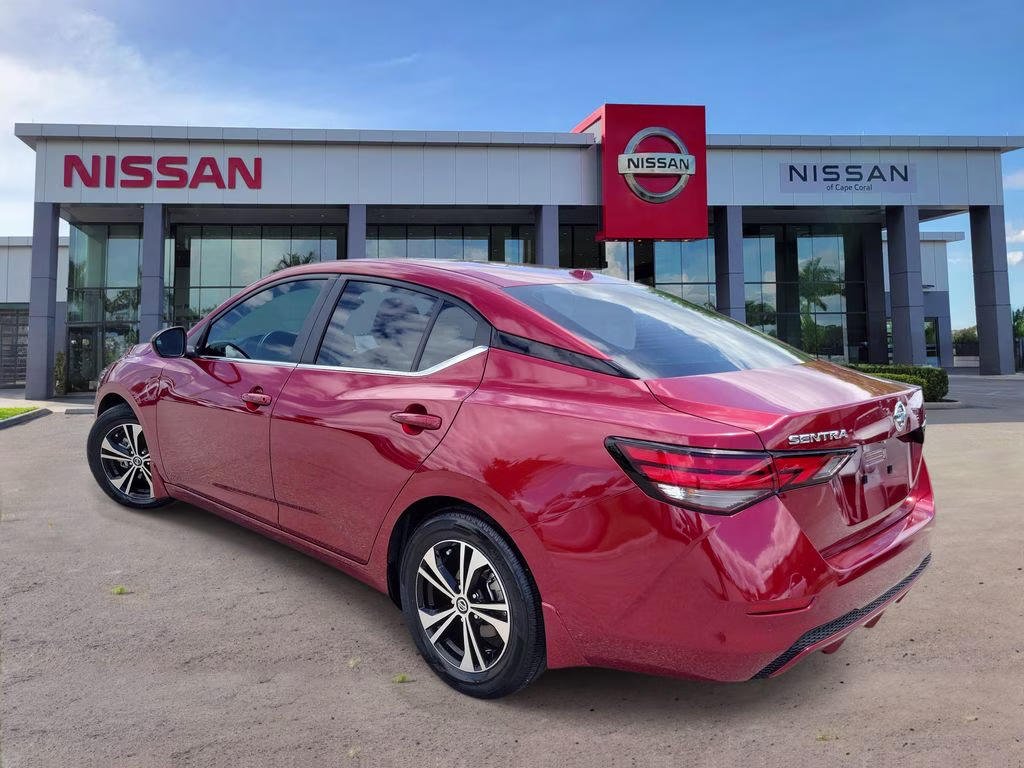 2023 Scarlet Ember Tintcoat Nissan Sentra SV FWD Sedan