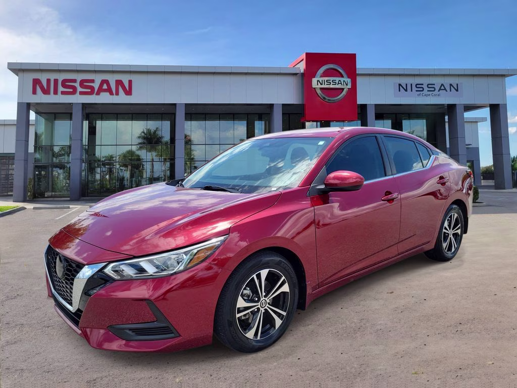 2023 Scarlet Ember Tintcoat Nissan Sentra SV FWD Sedan