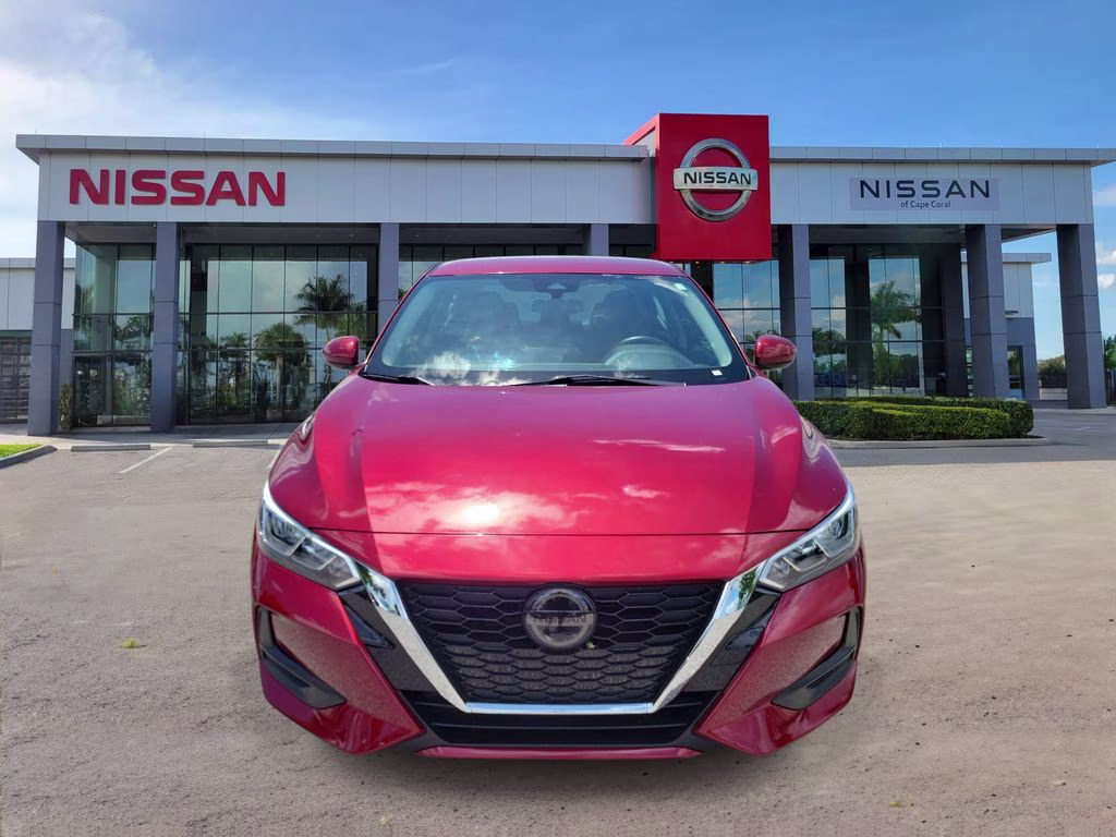 2023 Scarlet Ember Tintcoat Nissan Sentra SV FWD Sedan