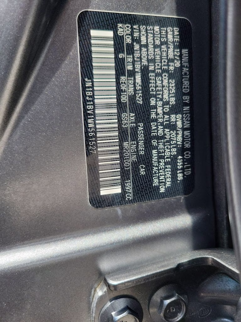 2021 Gun Metallic Nissan Rogue Sport SV FWD SUV