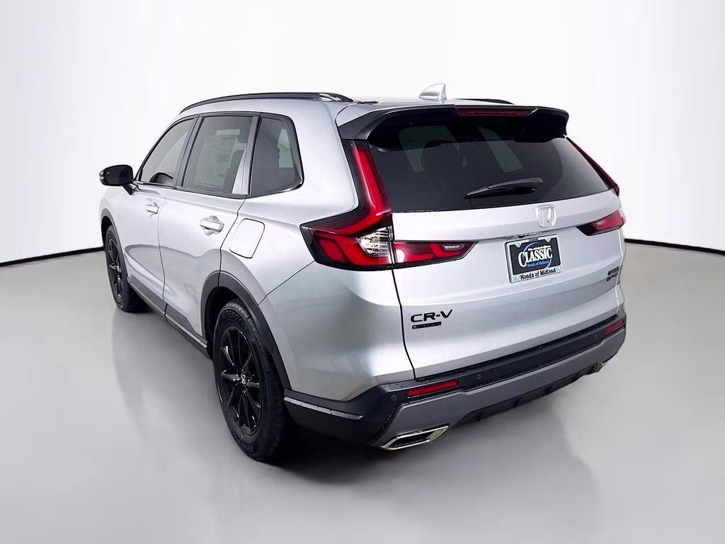 2026 Solar Silver Metallic Honda CR-V Hybrid Sport-L FWD SUV