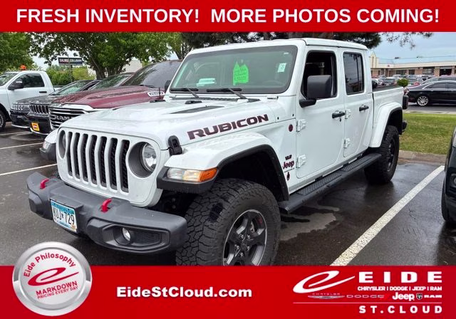 2023 Bright White Clearcoat Jeep Gladiator Rubicon 4X4 Truck