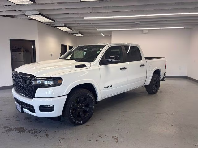 2026 Bright White Clearcoat Ram 1500 Big Horn Night Edition 4X4 Truck