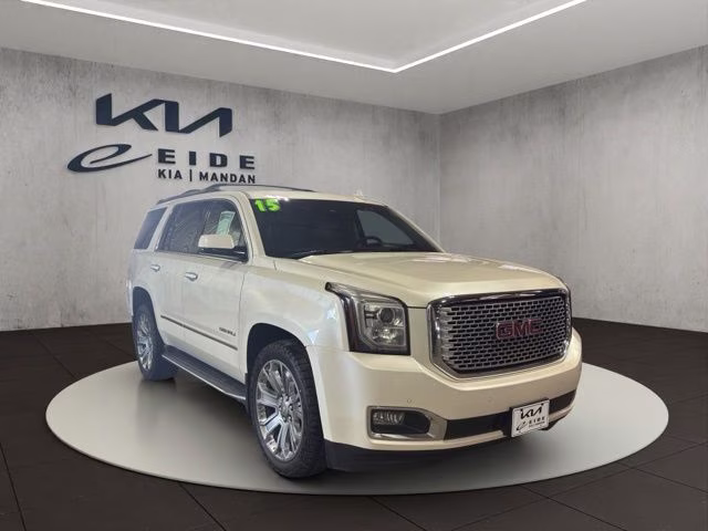 2015 White Diamond Clearcoat GMC Yukon Denali 4X4 SUV