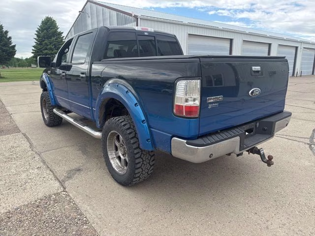 2007 Dark Blue Pearl Clearcoat Metallic Ford F-150 Lariat 4X4 Truck