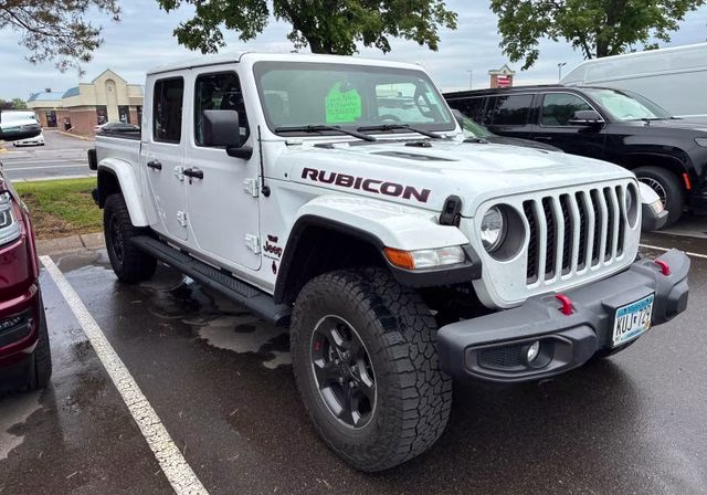 2023 Bright White Clearcoat Jeep Gladiator Rubicon 4X4 Truck