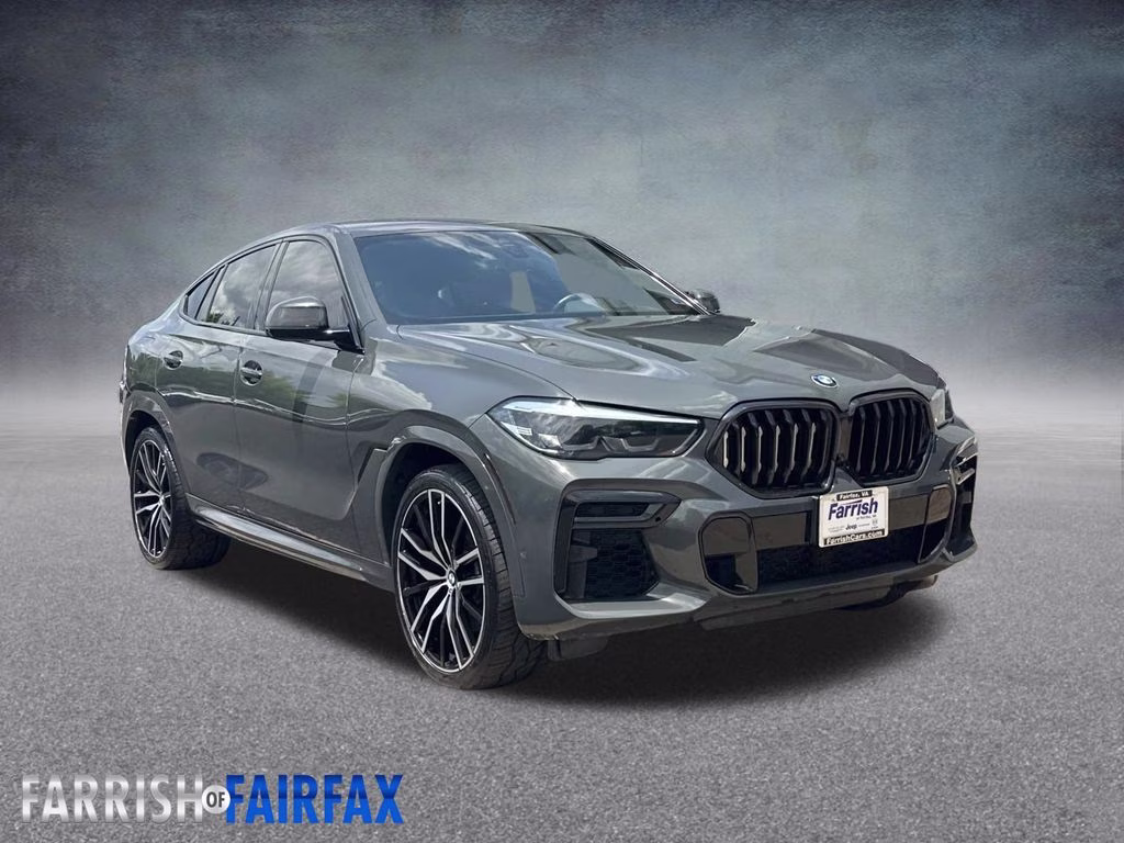 2022 Dravit Gray Metallic BMW X6 xDrive40i AWD SUV