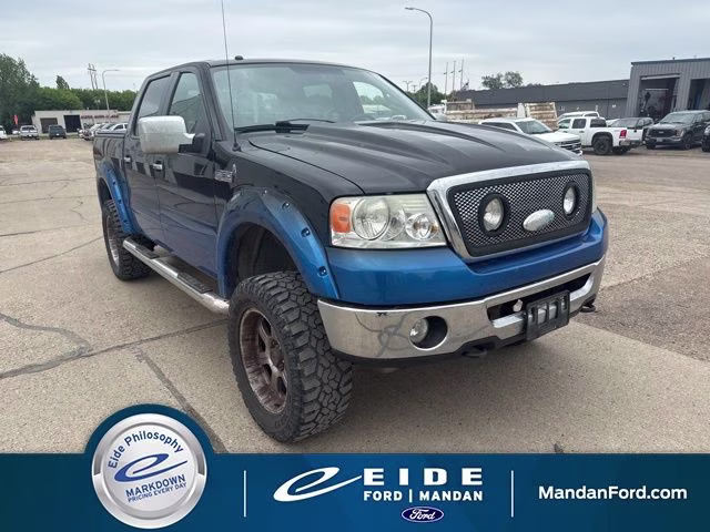 2007 Blue Ford F-150 Lariat 4X4 Truck