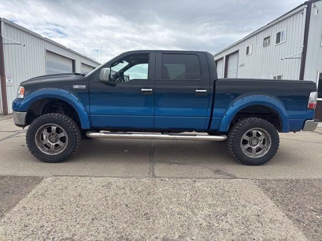 2007 Blue Ford F-150 Lariat 4X4 Truck