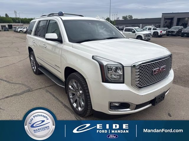 2015 White Diamond Clearcoat GMC Yukon Denali 4X4 SUV
