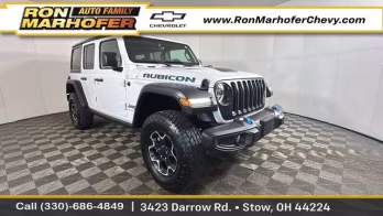 2023 Bright White Clearcoat Jeep Wrangler Rubicon 4xe 4X4 SUV