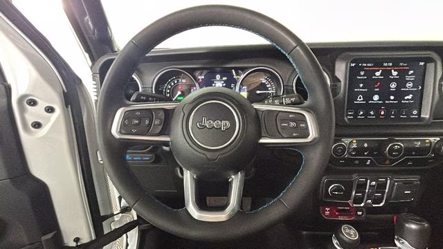 2023 Bright White Clearcoat Jeep Wrangler Rubicon 4xe 4X4 SUV