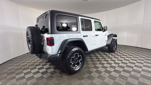 2023 Bright White Clearcoat Jeep Wrangler Rubicon 4xe 4X4 SUV