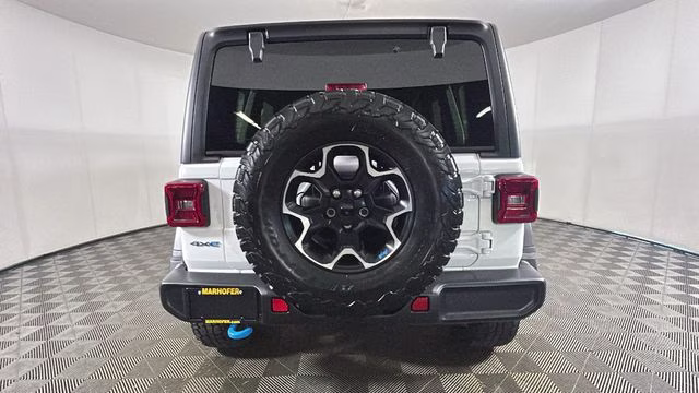 2023 Bright White Clearcoat Jeep Wrangler Rubicon 4xe 4X4 SUV