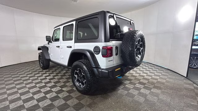 2023 Bright White Clearcoat Jeep Wrangler Rubicon 4xe 4X4 SUV