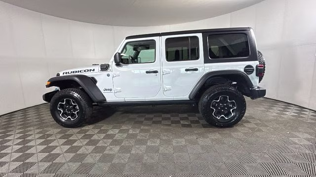 2023 Bright White Clearcoat Jeep Wrangler Rubicon 4xe 4X4 SUV