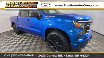 2024 Glacier Blue Metallic Chevrolet Silverado 1500 Custom 4X4 Truck