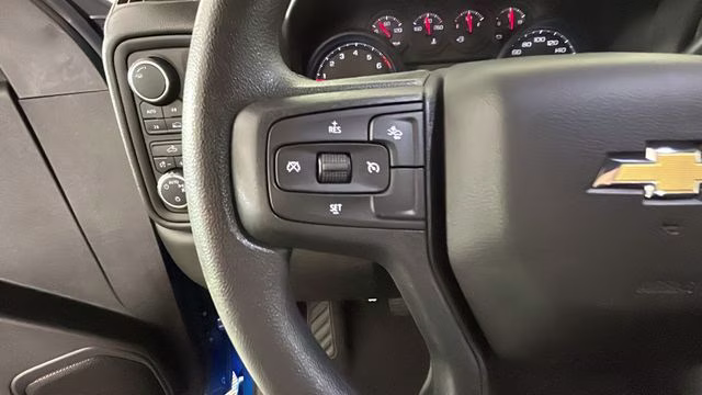 2024 Glacier Blue Metallic Chevrolet Silverado 1500 Custom 4X4 Truck