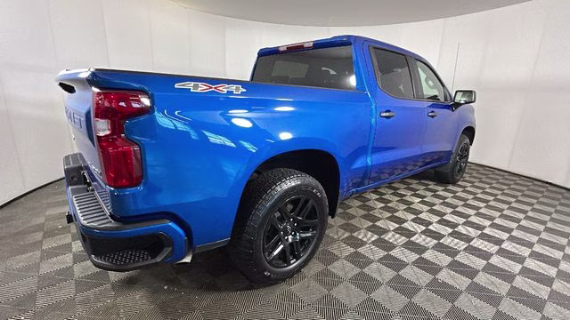 2024 Glacier Blue Metallic Chevrolet Silverado 1500 Custom 4X4 Truck