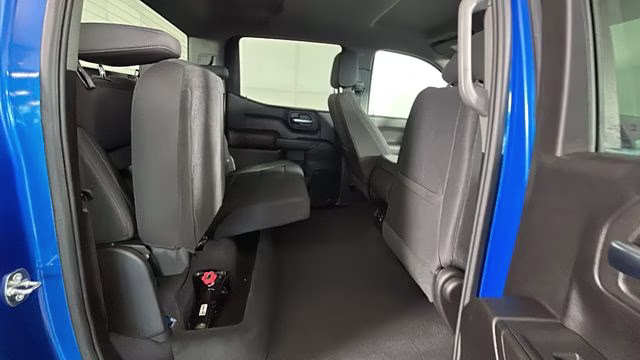 2024 Glacier Blue Metallic Chevrolet Silverado 1500 Custom 4X4 Truck